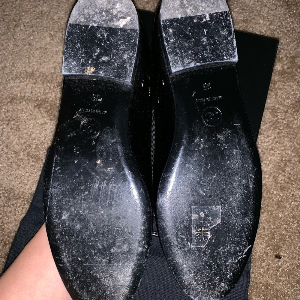 Chanel patent leather ballerina flats - Picture 4 of 5